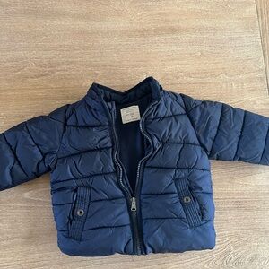 Baby boy Zara coat size 9/12 months